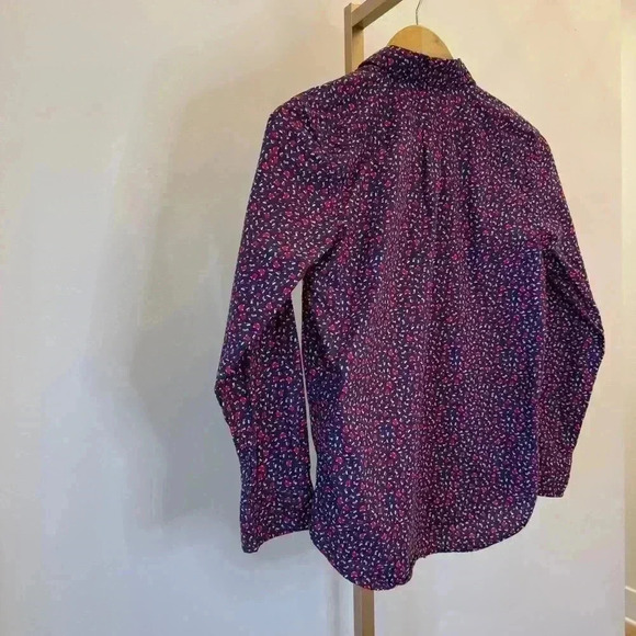 GAP Kids Boy’s XL Blue Holiday Christmas Long Sleeve Button-Up Shirt Casual - Picture 8 of 11